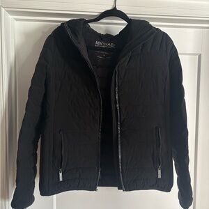 Michael Kors Black Quilted Puffer Jacket